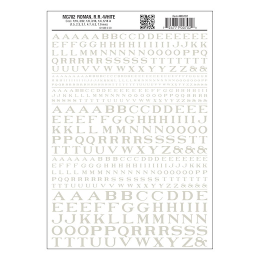 Buchstaben, weiss