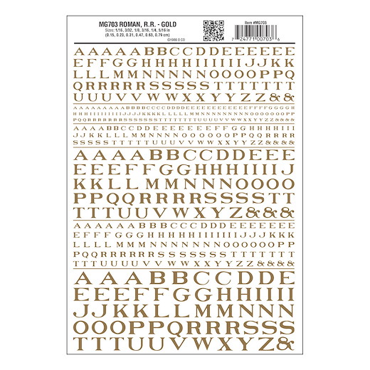 Buchstaben, gold