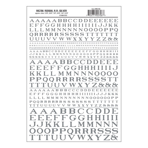 Buchstaben,silber