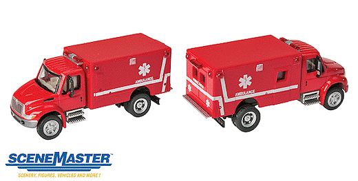 Intl 4300 EMS Amblnce Red