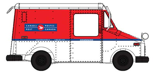 LLV Mail Truck CanPost Vt