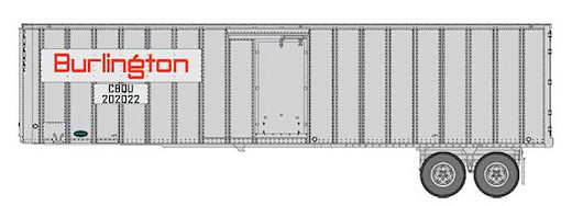 Flexi-Van Trlr CB&Q 2/