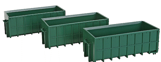 Large Dumpsters Green 3/