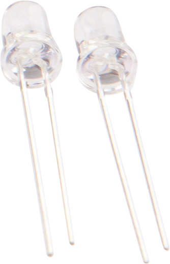 LED 5mm golden warmweiss 4-19V 2er Set