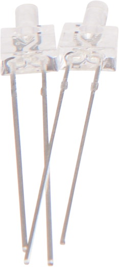 LED 2mm golden warmweiss 4-19V 2er Set
