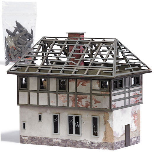 Verwittertes Stellwerk