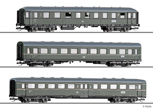 Reisezugwagenset „D 118 Leipzig-Köln“ DR
