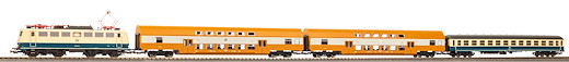 Sound-Exklusiv-Set 2024 zum Tag der Offenen Tür: E-Lok BR 140 Personenzug DB/DR IV Wechselstrom