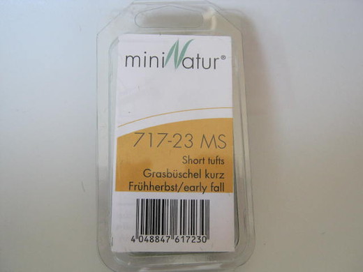 Grasbüschel kurz Grösse ca.7.5x4cm / Frühherbst