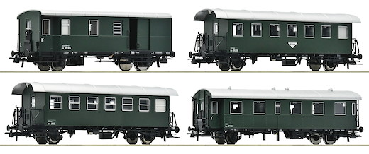 4-tlg. Set: Nebenbahnzug, ÖBB