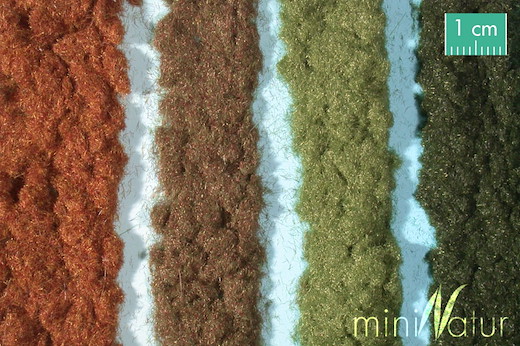 Gras-Flock. 1 mm Grösse 100 g / Braun