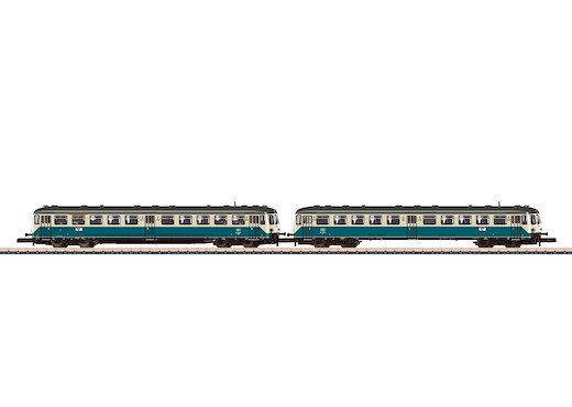 Akkutriebwagen BR 515 mit Steuerwagen BR 815, DB