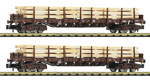 2-tlg. Set: Rungenwagen, ÖBB