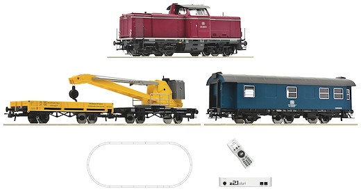 z21 start Digitalset: Diesellokomotive BR 211 mit Kranzug, DB
