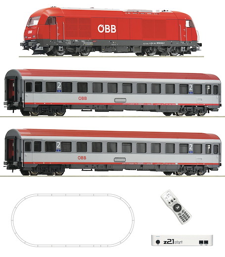 z21 start Digitalset: Diesellokomotive Rh 2016 mit Schnellzug, ÖBB