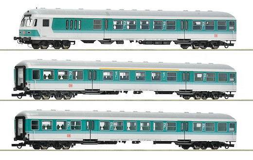 3-tlg. Set 1: Nahverkehrswagen, DB AG