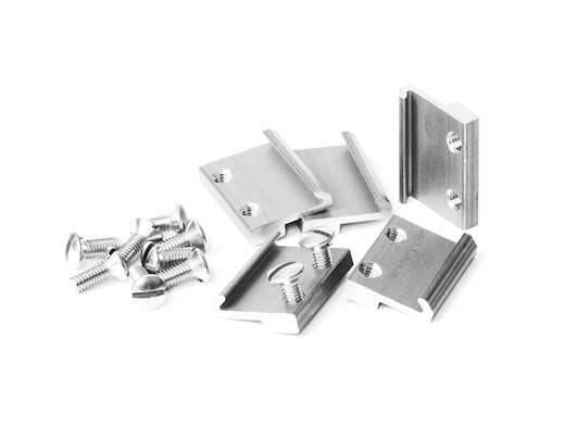 Schienenverbinder G, 19mm, vernickelt (50/Pack)