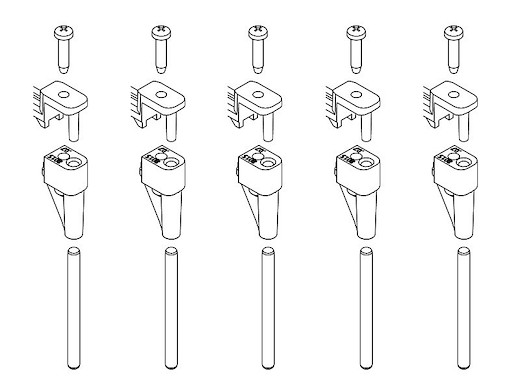 EVO Unterflurerweiterung (5/Pack)