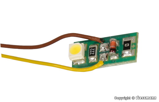 Hausbel.1 LED weis, 10 Stk