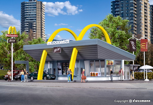 H0 McDonald´s Schnellrestaura