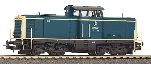 Sound-Diesellok BR 211 Solvay V, inkl. PIKO Sound-Decoder, Privatbahn