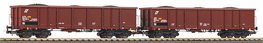 2er Set Offene Güterwagen Eaos FS V mit Kohleladung