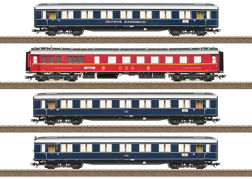 Schnellzugwagen-Set "F 41 Senator"