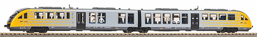 Sound-Dieseltriebwagen "Desiro" Lokaltog VI Wechselstromversion, inkl. PIKO Sound-Decoder,, Privatbahn