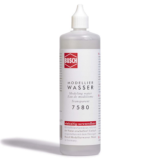 Modellierwasser transparent