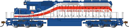 SD40-2 Diesel MILW 156