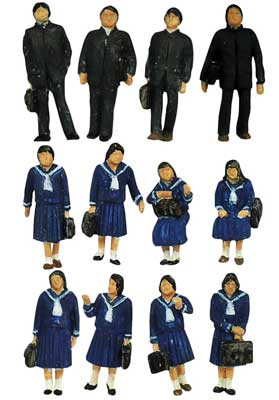 Students in winter dress