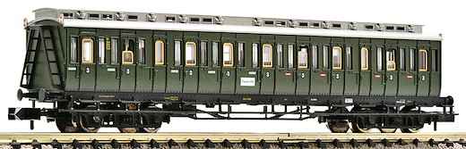 Abteilwagen 3. Kl. mit Zugschlussscheiben, DB