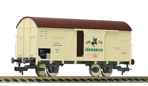 Gedeckter Güterwagen "Isenbeck Pils", MEH, Privatbahn
