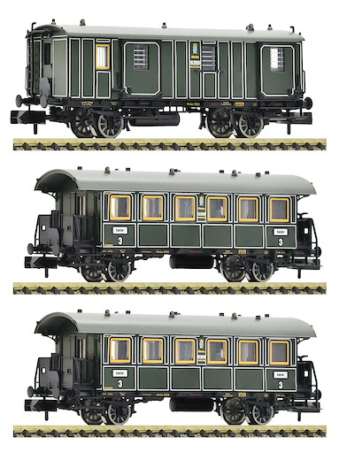 3-tlg. Set: Personenzug, K.Bay.Sts.B.
