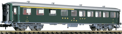 Schnellzugwagen 1./2. Kl. Bauart AB, SBB