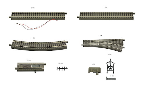 Gleis-Ergänzungsset für Digital Starter Sets