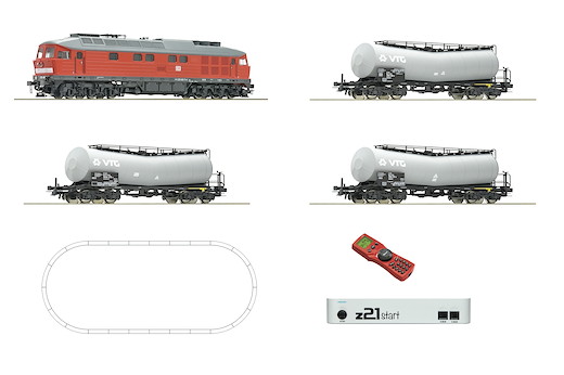 Digital z21®start Set: Diesellokomotive BR 232 mit Kesselwagenzug, DB AG