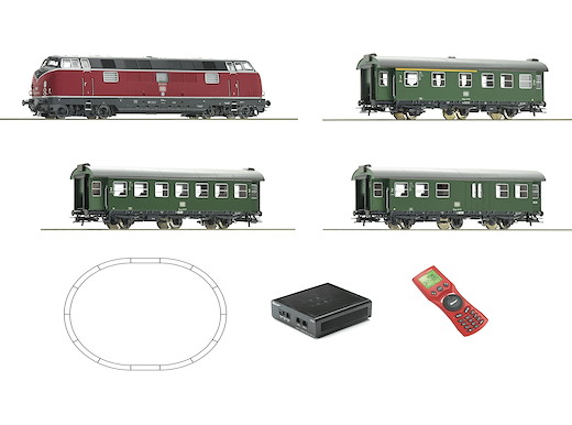 Digital-Startset: Diesellokomotive BR 221 mit Personenzug, DB