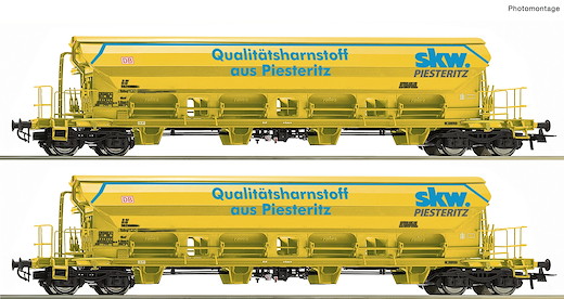 Set: 2-tlg. Schwenkdachwagen, DB-AG
