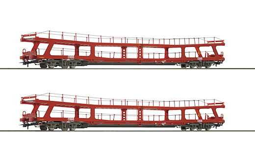 2-tlg. Set: Autotransportwagen, ÖBB