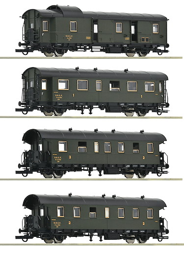 4-tlg. Set: Personenzug, SNCF