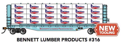52'Flatcar BLP 316