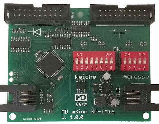 16 Kanal Schaltmodul LocoNet + XpressNet