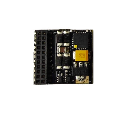 Funktionsdecoder mit 8 Ausgängen, Lichtwechsel, SUSI sowie vielen Effekten, Schnittstelle 21MTC, H0