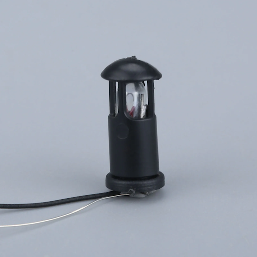 10x Garten und Standlampe warmweiss, mit 6V Glühbirne für Spur H0