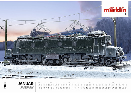 Märklin-/Trix-Wandkalender 2025
