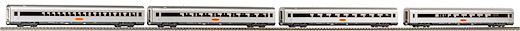 4er Set Personenwagen Metropolitan DB AG V