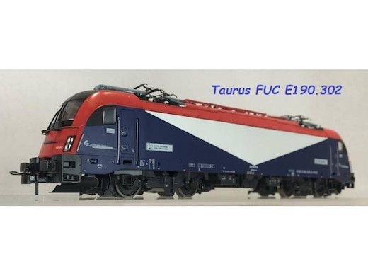 Taurus E190.302 FUC, Ferrovie Udine Cividale, Lackierung Rot/Blau/Weiss, 9183 2190 302-6 I-FUC, Epoche VI,mit Sound
