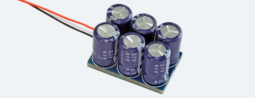 PowerPack MIDI, Energiespeicher mit MCU für LokPilot 5 / LokSound 5, 6 1F/2.7V, 20.5 x 13.5 x 14.5mm
