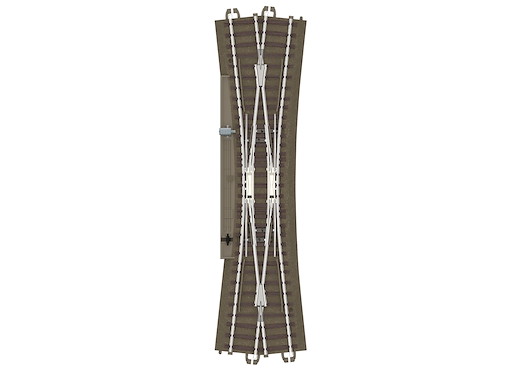 Trix H0 Schlanke Doppelkreuzungsweiche Länge 236,1 mm